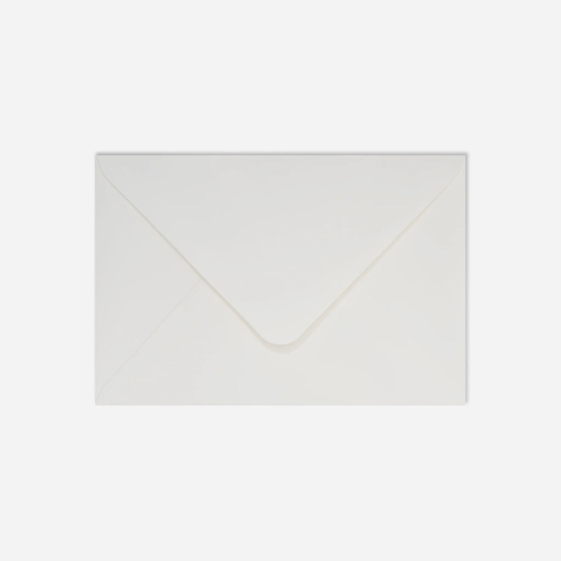 White envelope on a white background