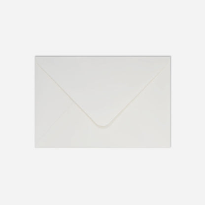 White envelope on a white background