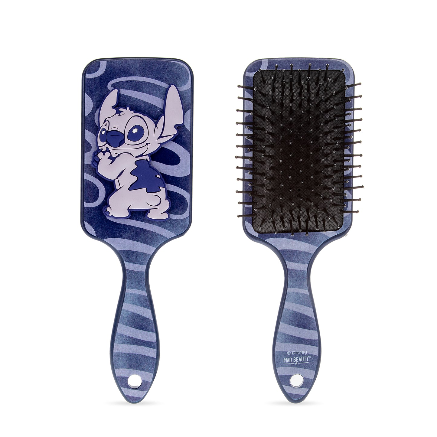Stitch denim Hairbrush