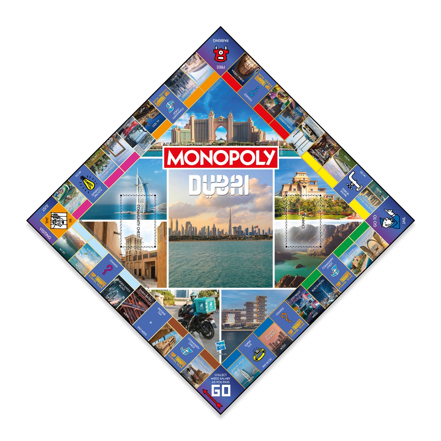 Hasbro Monopoly Dubai UAE Official Refresh Board Game