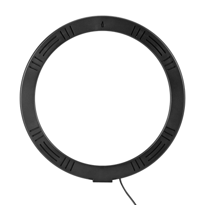 Black circular product on a transparent background