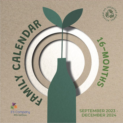 Academic Family Calendar Sept 2023 to Dec 2024  16 months