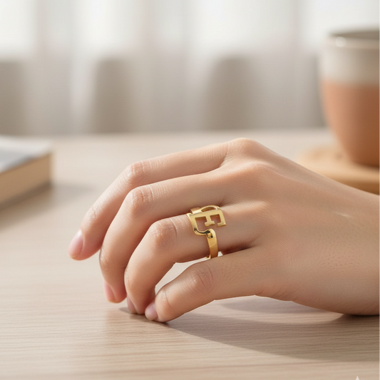 Classic Initial Letter Ring