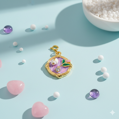 Purple Bloom Charm