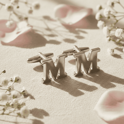 Letter M Cufflink