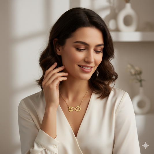 Infinity Initials Forever Necklace
