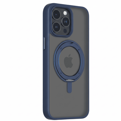 Phone case with Apple logo on a white background