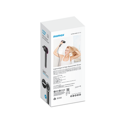 Momox Ultra Speed Ion Purple Hair Dryer