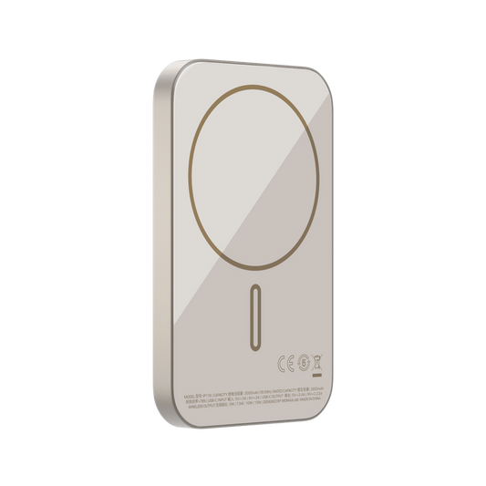 Grey Power bank with transparent background