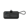 1-Power Mini 5000mAh 3-in-1 Power Bank with Lightning Plug - Black
