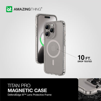 Titan Pro Magnetic Case for phone with 'Amazing Thing' branding on a white background
