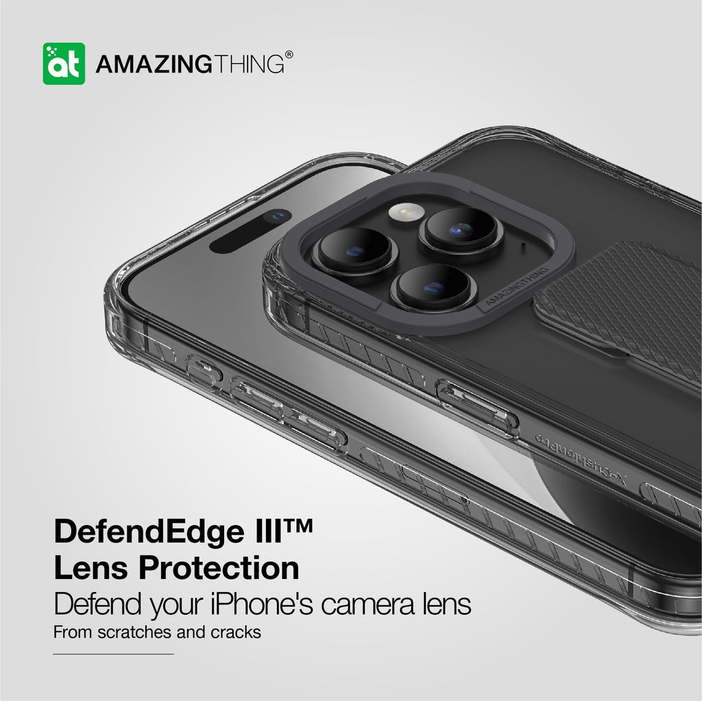 Titan Pro Holder Drop Proof Case for iPhone 15 Pro Max 6.7 - Black