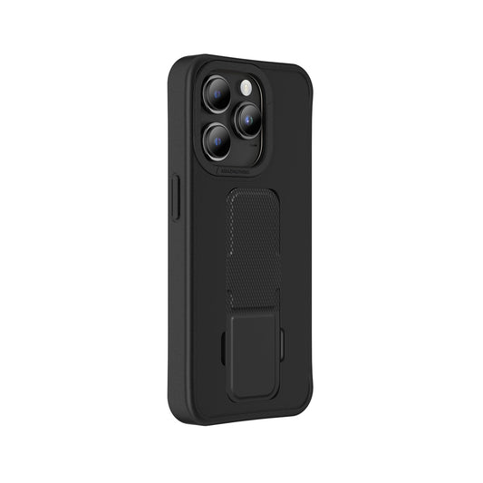 حافظة مقاومة للسقوط من Matte Pro MagSafe لهاتف iPhone 15 Pro 6.1 - أسود