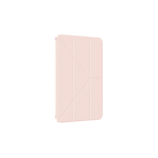Pink notebook cover on a white background