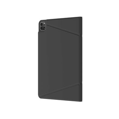 Black tablet case on a white background