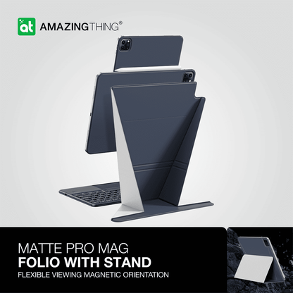 Matte Pro Mag Folio with Stand by Amazing Thing on a white background