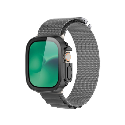 في Apple Watch Ultra Marsix Pro Bumper مع زجاج 49 ملم - رمادي فلكي