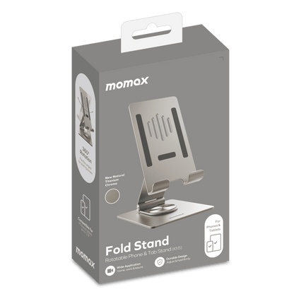 Momax fold stand packaging on a white background