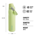 Stanley Aerolight IceFlow Water Bottle Fast Flow 0.6L/20oz Citron