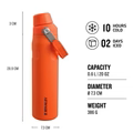 Stanley Aerolight IceFlow Water Bottle Fast Flow 0.6L/20oz Tigerlily