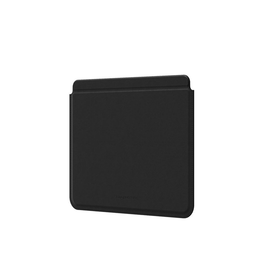 Black leather wallet on a transparent background