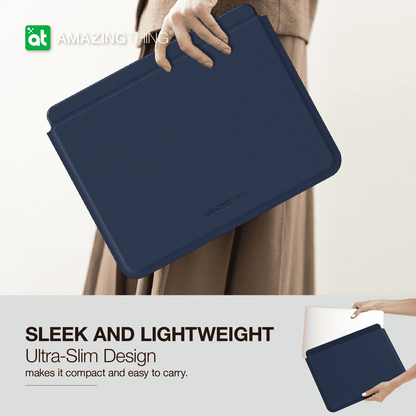 Matte Pro Mag Sleeve with Stand for MacBook Pro 13/14" MacBook Air 13/13.6" & 14" Laptops - Blue