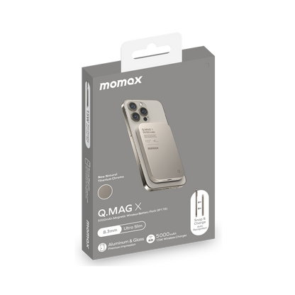 Grey Power bank box with transparent background