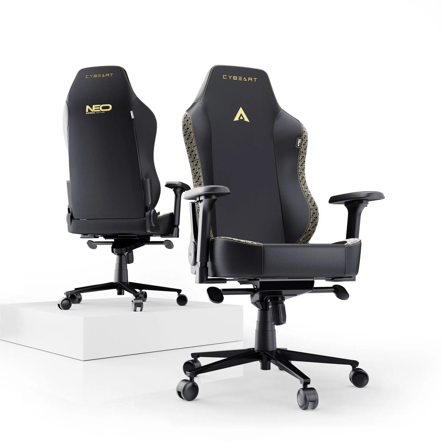 CYBEART | Imperial Edition - NEO Series Gaming / Office Chair | 4D Armrest, Magnetic Neck & Lumbar Pillow, Supreme PU Leather, Ergonomic, Recline & Tilt