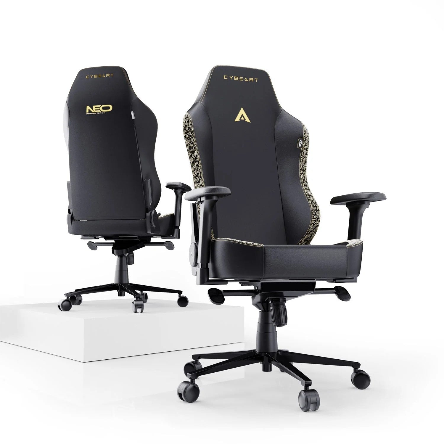 CYBEART | Imperial Edition - NEO Series Gaming / Office Chair | 4D Armrest, Magnetic Neck & Lumbar Pillow, Supreme PU Leather, Ergonomic, Recline & Tilt