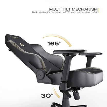 CYBEART | Imperial Edition - NEO Series Gaming / Office Chair | 4D Armrest, Magnetic Neck & Lumbar Pillow, Supreme PU Leather, Ergonomic, Recline & Tilt