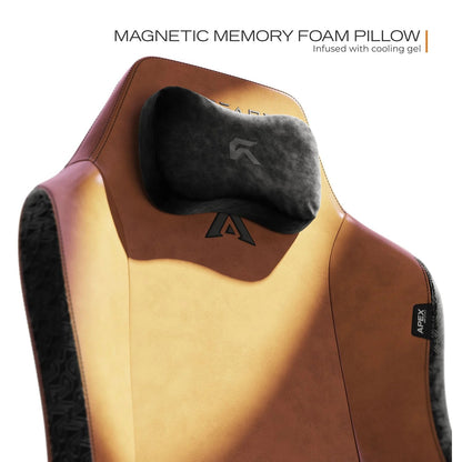 CYBEART | Vintage Edition - NEO Series Gaming / Office Chair | 4D Armrest, Magnetic Neck & Lumbar Pillow, Supreme PU Leather, Ergonomic, Recline & Tilt