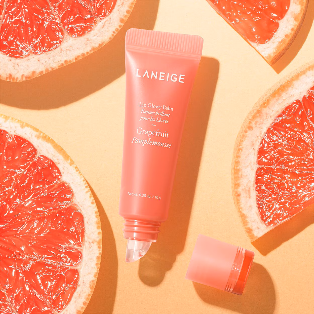 Laneige Lip Glowy Balm Grapefruit 0.35oz 10g