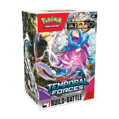 Pokemon TCG: Scarlet & Violet 5 SV05 Temporal Forces Build and Battle Box