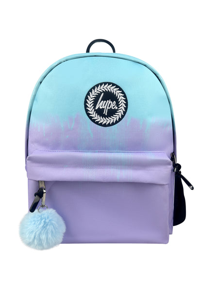 Iconic Backpack - Lilac & Teal Drips