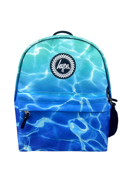 2-in-1 School Set - Blue Pool Fade Backpack & Lunch Bag