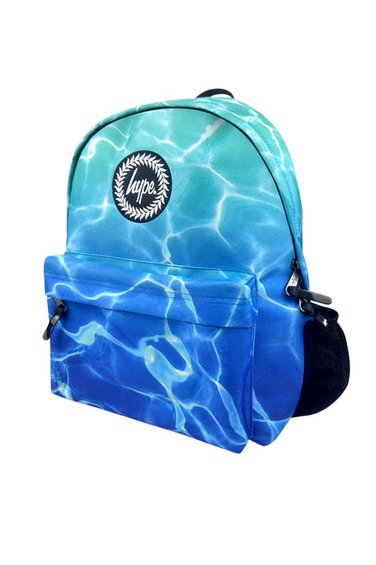 2-in-1 School Set - Blue Pool Fade Backpack & Lunch Bag