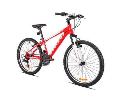 24" Calibre Hardtail MTB - Flame Red