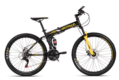 26" Batman Dual Sus Folding Bike