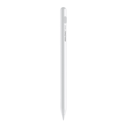White stylus pen on a white background