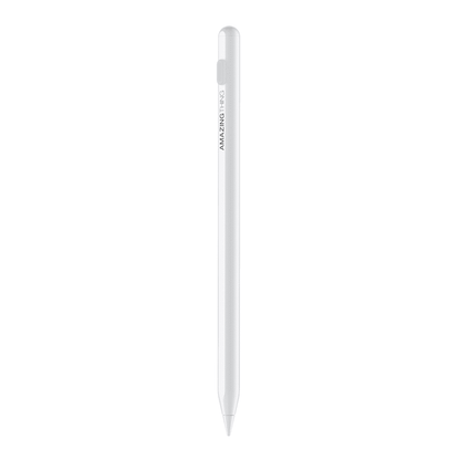 White stylus pen on a white background