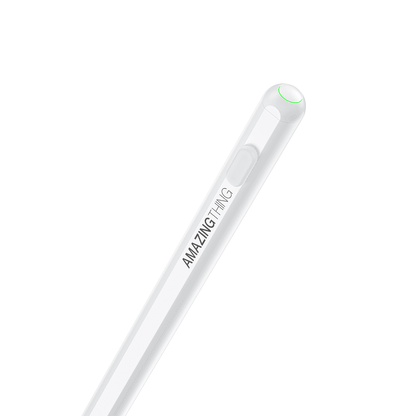 White pen with 'AMAZING THING' branding on a white background