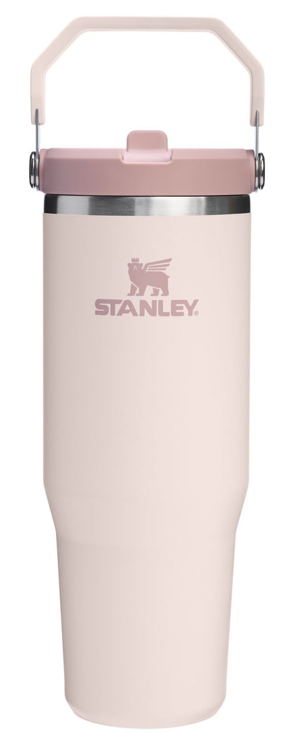 Stanley Ice Flow GO 890ml/30oz Flip Straw Wtr Btl Rose Quartz