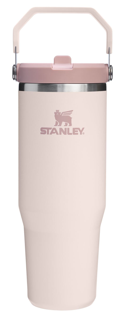 Stanley Ice Flow GO 890ml/30oz Flip Straw Wtr Btl Rose Quartz