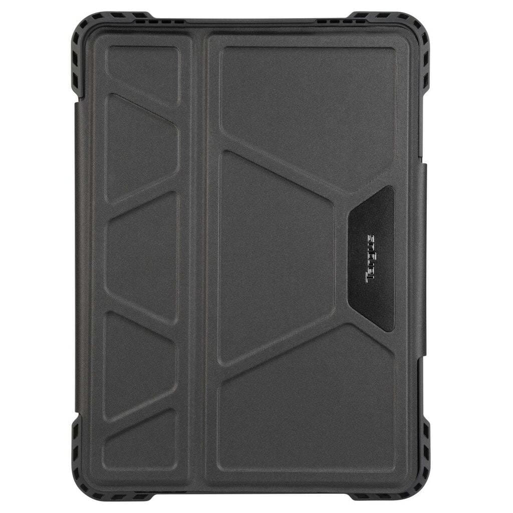 Black rugged tablet case on a white background