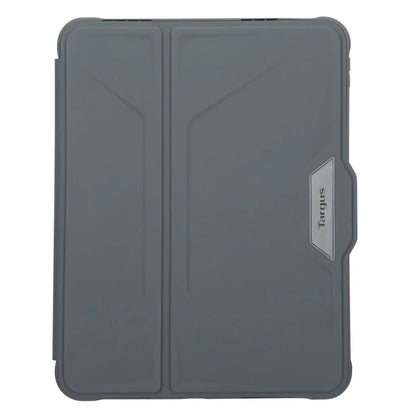 Gray tablet case with Targus logo on a white background