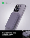 Thunder Pro Mag PD 5000mAh Power Bank - Purple
