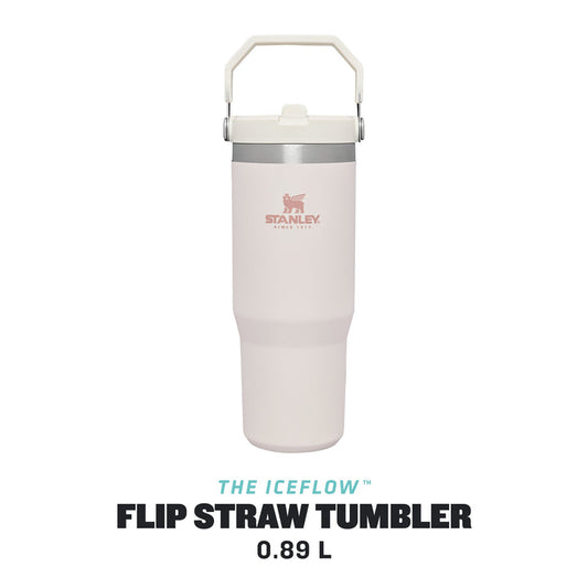 The IceFlow™ Flip Straw Tumbler 0.89L / 30 OZ Rose Quartz
