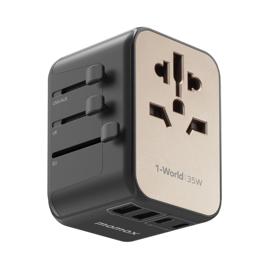 1-World PD35W 5 Ports AC Travel Charger