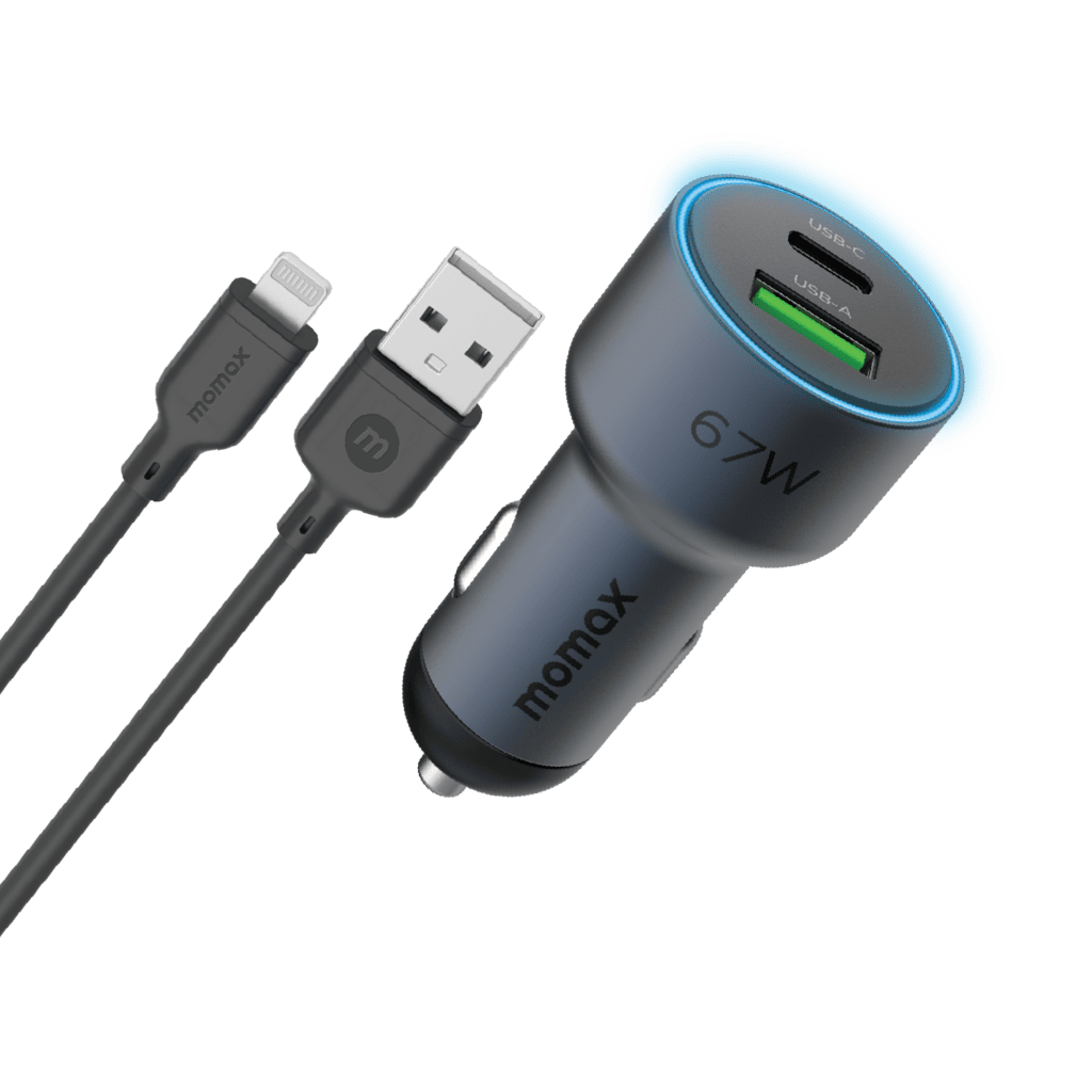 Move 67w Dual Port Car Charger with 1m A To L Cable