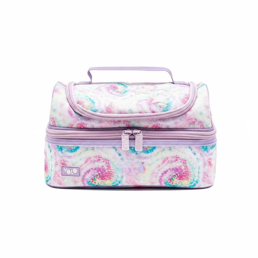 Yolo Tie Dye Double Decker Lunch Bag